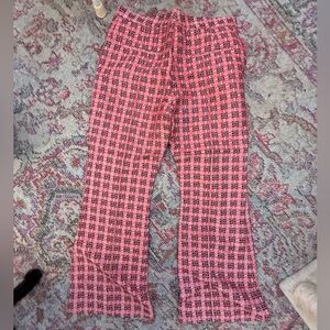 Marni Pink Plaid Pants